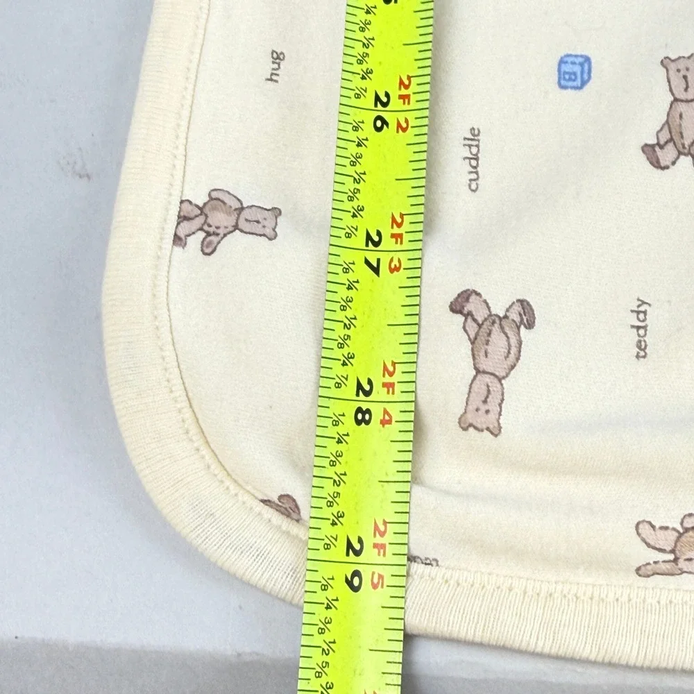 Baby Gap Teddy Bear Cotton Receiving Blanket Toy 34